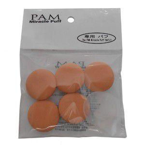 PAM ミラクルパフ オートパフ 振動パフ 電動パフ ファンデーション パフ用 交換パフ リフィル 5個入り | 
