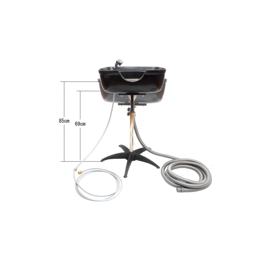 AタイプのベースにBタイプのシャンプーボールを組み合わせたAB-Bタイプ 家庭用 給排水ホース10m シャワーヘッド 給水開閉スイッチ 専用ノズル付き 福祉 介護 |  | 06