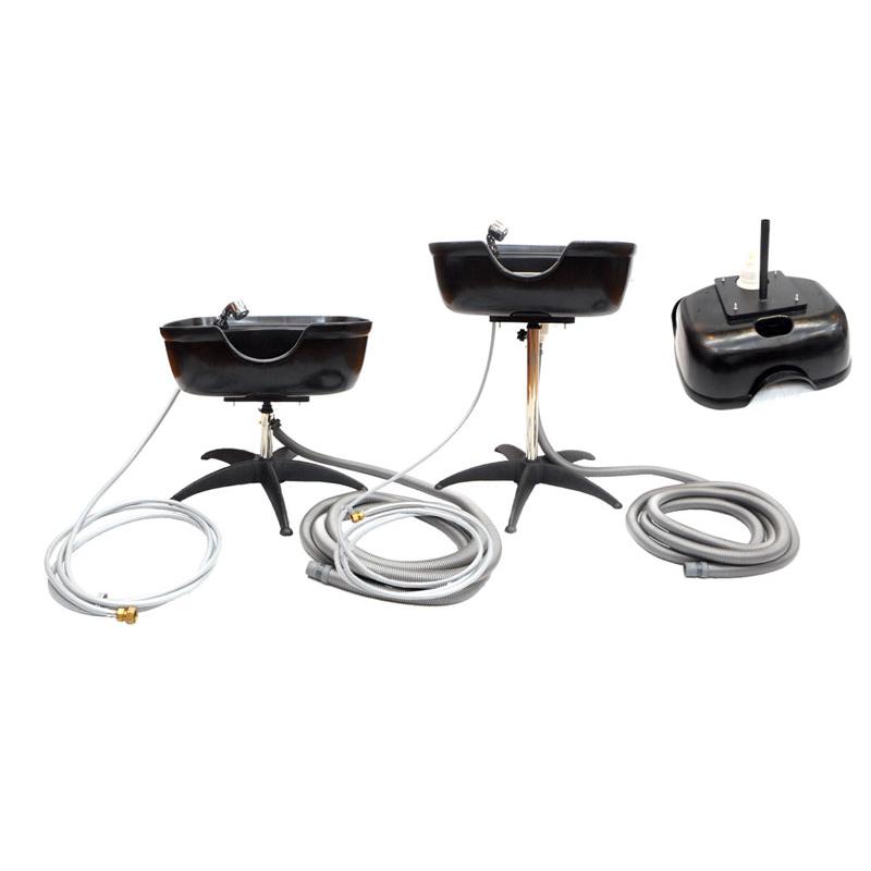 AタイプのベースにBタイプのシャンプーボールを組み合わせたAB-Bタイプ 美容室用 給排水ホース5m シャワーヘッド 給水開閉スイッチ 専用ノズル付き 福祉 介護 |  | 01