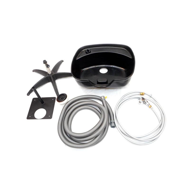 AタイプのベースにBタイプのシャンプーボールを組み合わせたAB-Bタイプ 美容室用 給排水ホース5m シャワーヘッド 給水開閉スイッチ 専用ノズル付き 福祉 介護 |  | 07