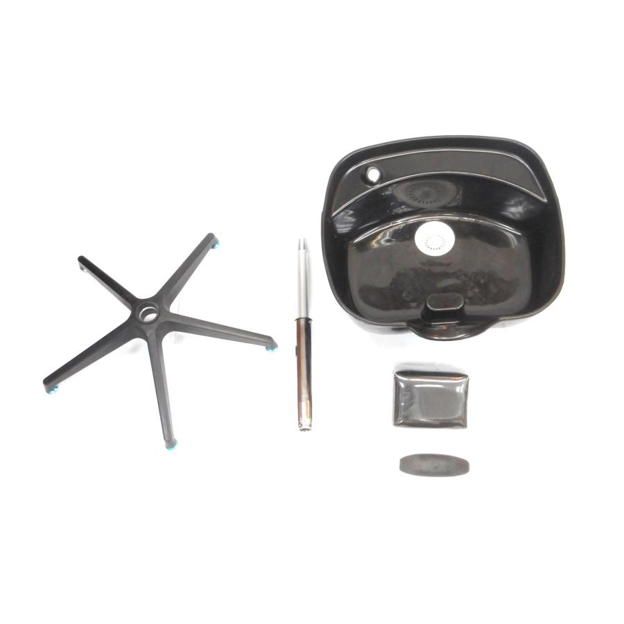 移動シャンプー台 ワンシャンB ショートタイプ 美容室用 給排水ホース5m シャワ ーヘッド 給水開閉スイッチ 専用ノズル付き 訪問美容 サロンスパ 洗髪 介護 入浴 |  | 04