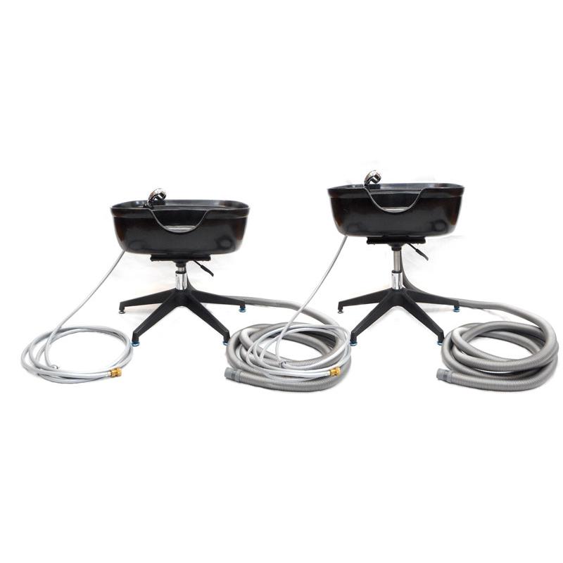 移動シャンプー台 ワンシャンB ショートタイプ 家庭用 給排水ホース5m シャワーヘッド 給水開閉スイッチ 専用ノズル付き 訪問美容 サロン スパ 洗髪 介護 入浴 |  | 01