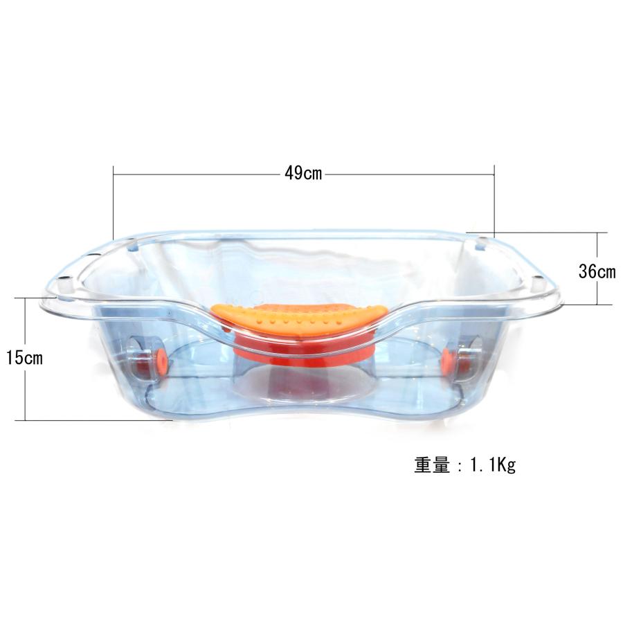 移動式 シャンプー台 ワンシャンD 給排水ホース 10m 寝たまま