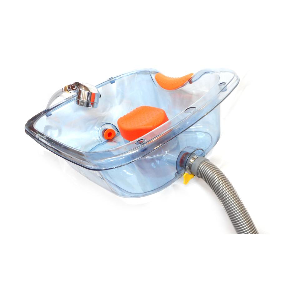 移動式 シャンプー台 ワンシャンD 給排水ホース 5m 寝たままシャンプー