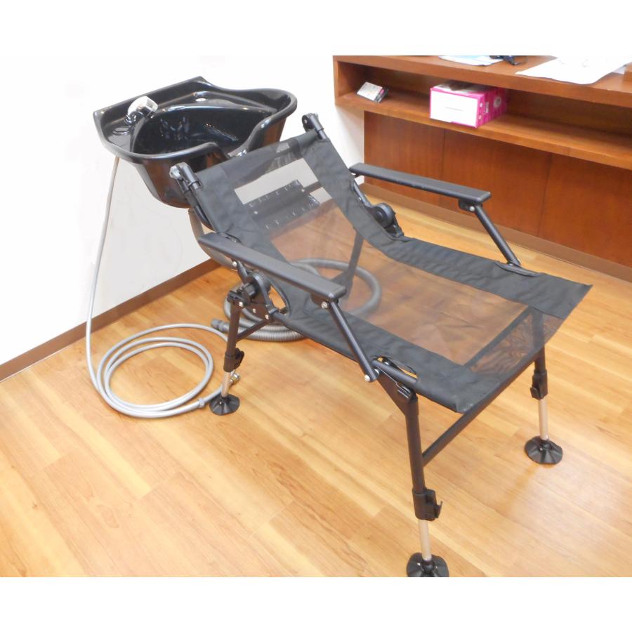 壁取付 固定シャンプー台 ハート型 Hタイプ マンションサロン 自宅サロン専用 給排水ホース5m シャワーヘッド 給水開閉スイッチ 専用ノズル付き 美容 介護 洗髪 |  | 02
