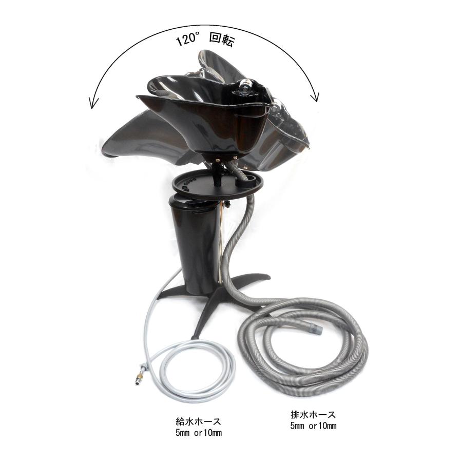 頭皮洗浄シャワー 頭散浴 「夢見心地」＋「ワンシャン」Aショートタイプ セット 5mホース 美容室 訪問美容 マンション エステ リラクゼーション サロン |  | 02