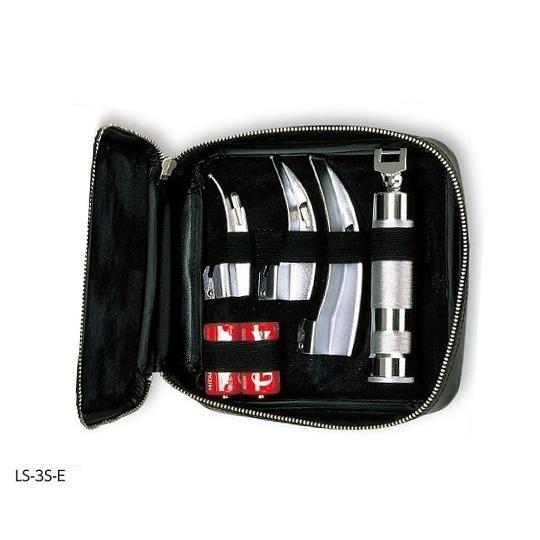 喉頭鏡セット マッキントッシュ式 ブルークロス LS-3S-E 医療機器認証取得済 (0-3200-21)