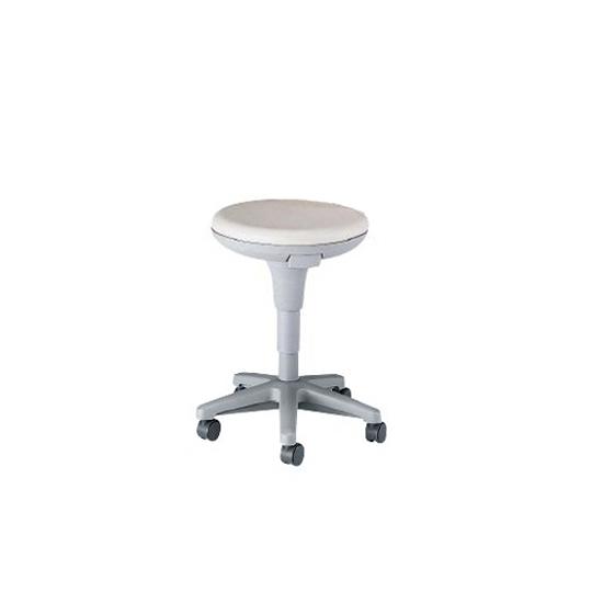 システムスツール ベージュ ロータイプ・背無し・キャスター有り アズワン TSS-13 (0-5071-03)