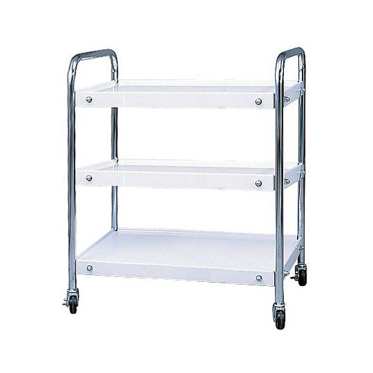 ホスピタルワゴン 3段 705×390×730mm 富士医療測器 WD-6-50 (0-5120-08)