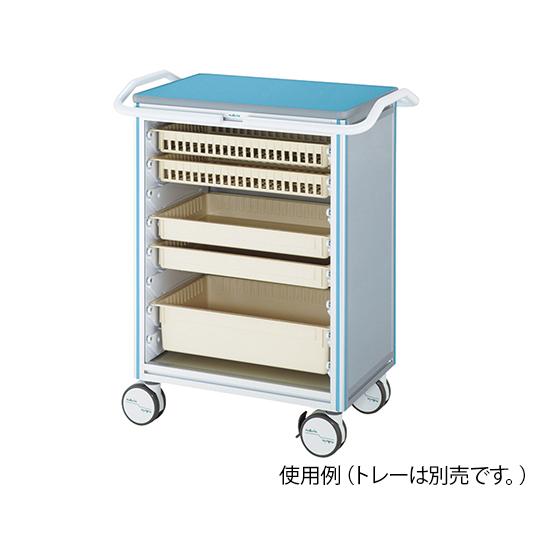 ヨーロピアンカートII アルティアトレー ブルー 850×540×1050mm アズワン EL-TB (0-5751-11)_1