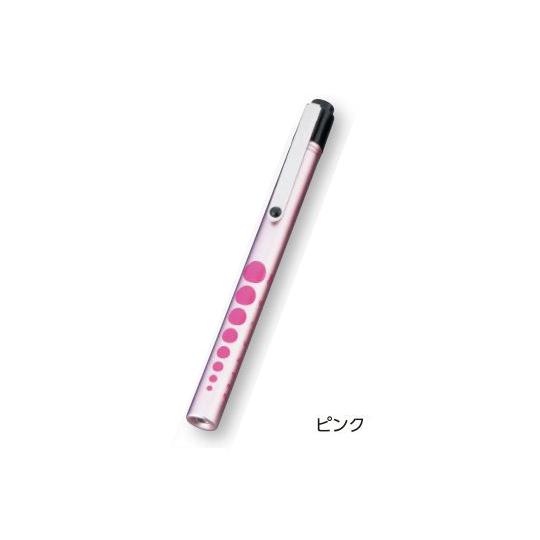 日本光器製作所 内祝い 超美品 白色LEDアルカプッシュライト φ12×137mm ピンク 0-9521-12