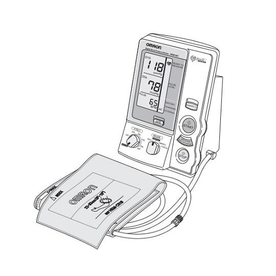 オムロン 旧 デジタル自動血圧計 本体 HEM-907 医療機器認証取得済 (0-9641-01)｜a1-shop｜02