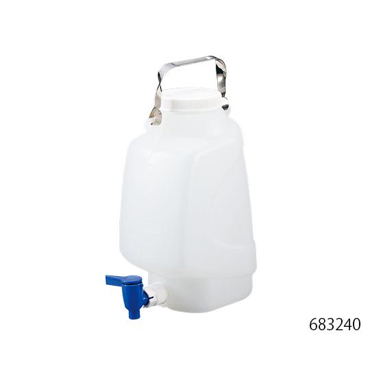 活栓付タテ型タンク PP製 20L TARSONS 683260 (1-1755-03)
