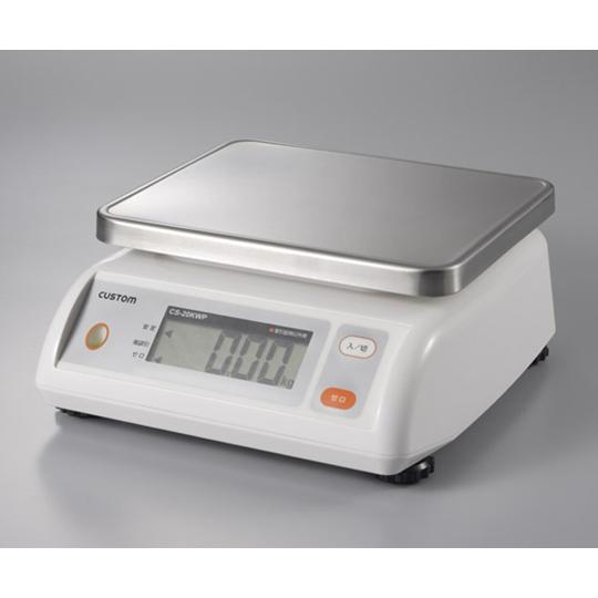 カスタム 防水はかり CS-10ＫＷＰ (1-1937-04)