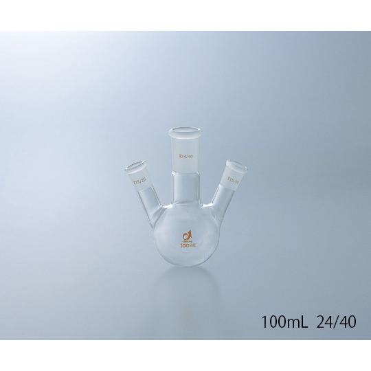 共通摺合三つ口フラスコ 500mL クライミング CL0080-07-10 (1-4361-04)
