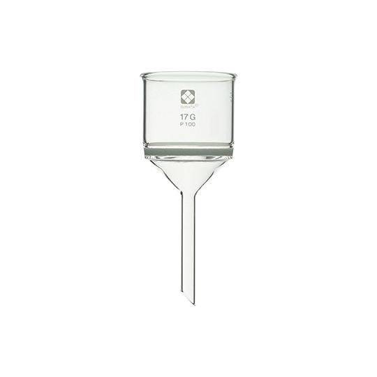 ガラスろ過器 円筒ロート形 140mL 40〜100μm 柴田科学 17GP (1-4384-06)