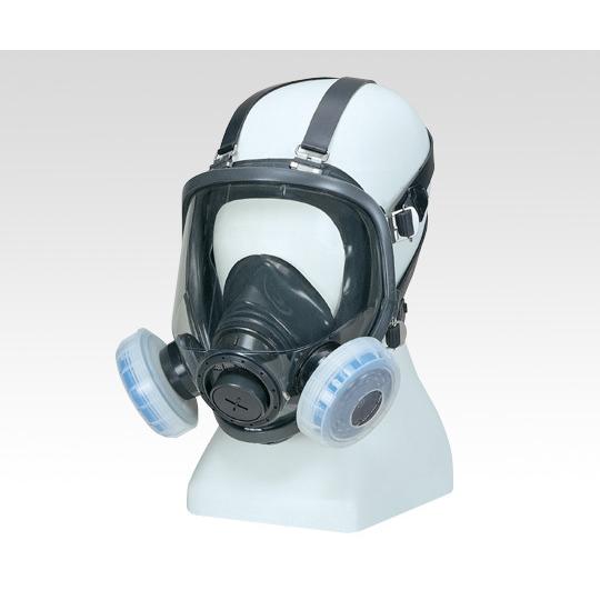 防じんマスク/全面形/Mサイズ 重松製作所 DR165U2W M (1-4555-01)