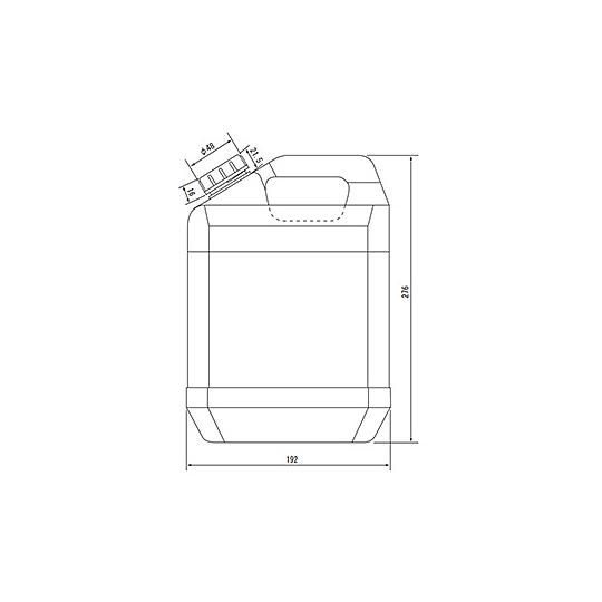 角型瓶 フラット型 1箱 14本入 アズワン K-4000C 1-4638-64_1