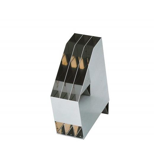 アズワン ステンレス製バッグスタンド 3枚用 (1-4692-01)