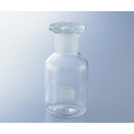 試薬瓶 広口・栓付き デュラン R 白 100mL SCHOTT/DURAN 211852403 (1-8398-02)