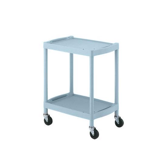 アズワン プラスチックワゴン 655×455×820mm 棚2段 Y201A (1-8544-12)