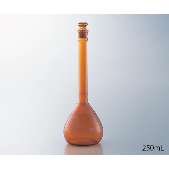 高精度メスフラスコ 茶 1000mL アズワン (1-8565-30)