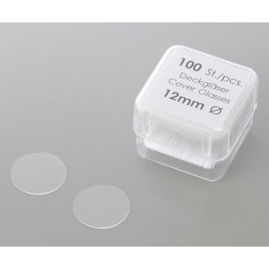 丸型カバーグラス φ18mm 100枚×10箱入 アズワン 01 115 80_PK10 (1-878-03)