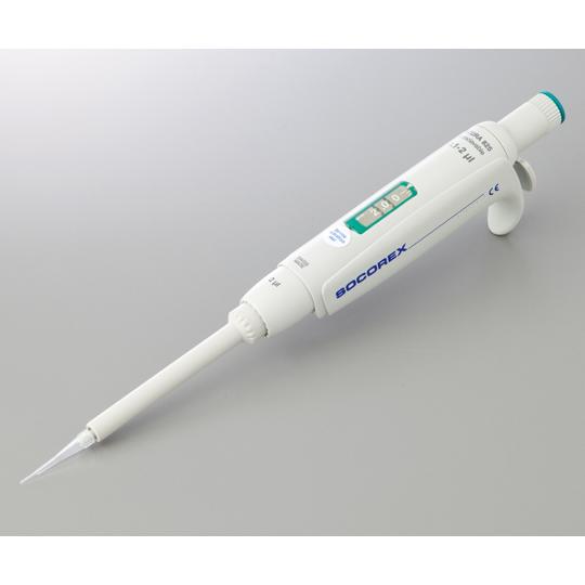 マイクロピペット アキュラ 1〜10μL ソコレックス 825.0010Y (1-9347-03)