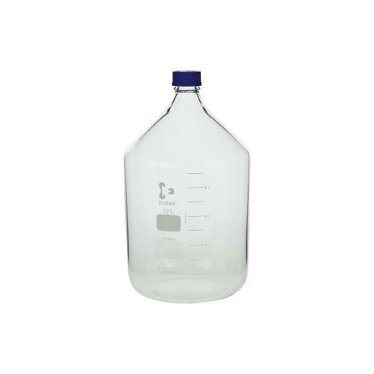 ねじ口瓶丸型 デュラン R 青キャップ付 10000mL DWK Life Sciences (2-077-08)