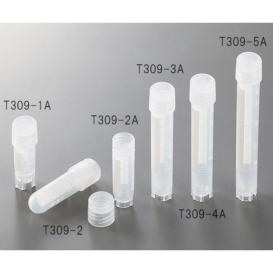クライオバイアル リップシールタイプ 5mL 外ネジ・自立型 1箱 100個×10袋入 Simport T309-5A (2-3881-47)