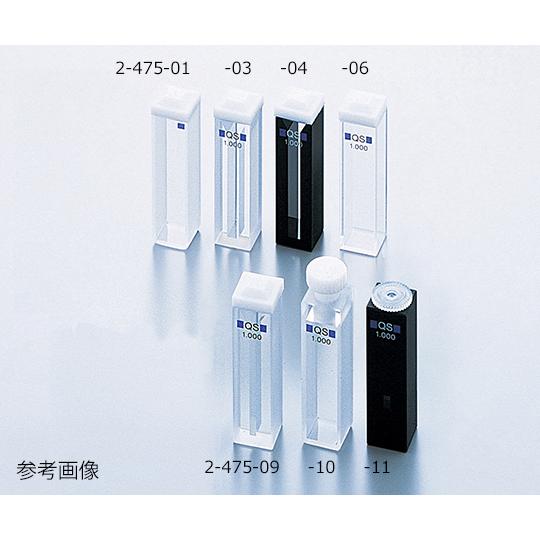 ヘルマ ヘルマ?石英セル セミマイクロブラック 104-B-10-40 (2-475-24)