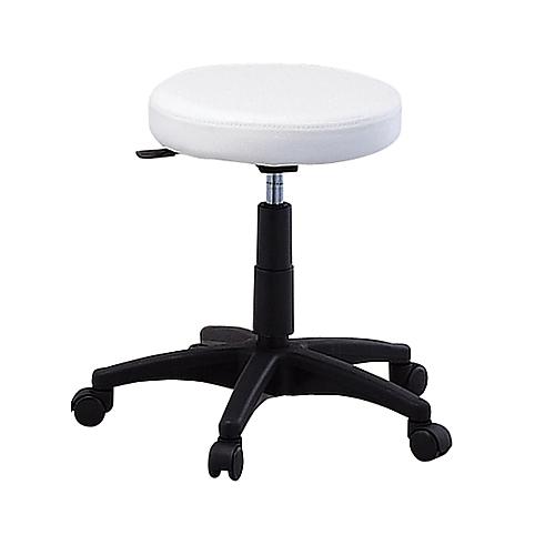 東洋工芸 ラウンドチェアDX ホワイト GS010-VWH (2-8029-04)