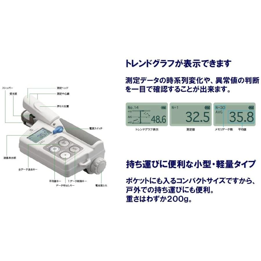葉緑素計 コニカミノルタ SPAD-502 Plus (2-8875-01)の画像