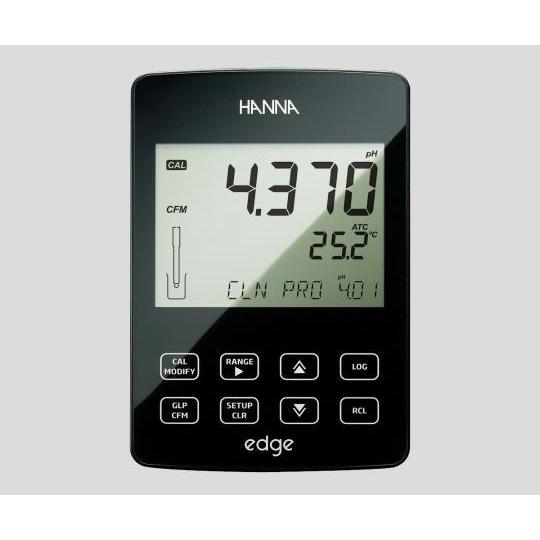 pH・EC・DOメータ edge ｐH本体キット ハンナ インスツルメンツ HI2020-01 (2-9880-01)