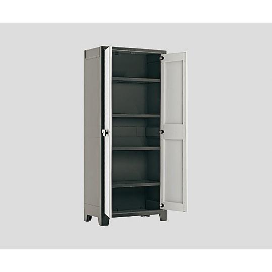 アズワン プラスチックキャビネット Taitan トール、両開き 9760000 0270 15 (3-1613-02)