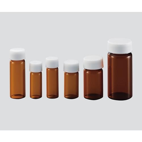 ねじ口びん 標準セット 茶褐色 5mL SV-5 1箱 100本入 日電理化硝子 250525 (3-3641-10)