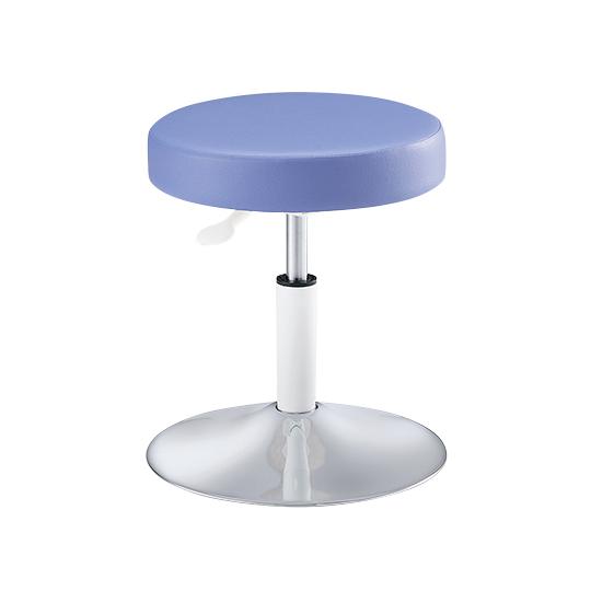 アズワン ステーブルラウンドチェアー スカイブルー CH-1159XC (3-6096-01)