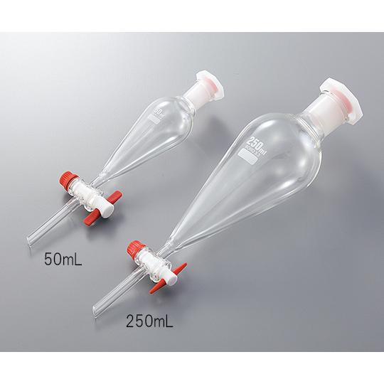 分液ロート 樹脂栓付き 250mL (3-6456-03)