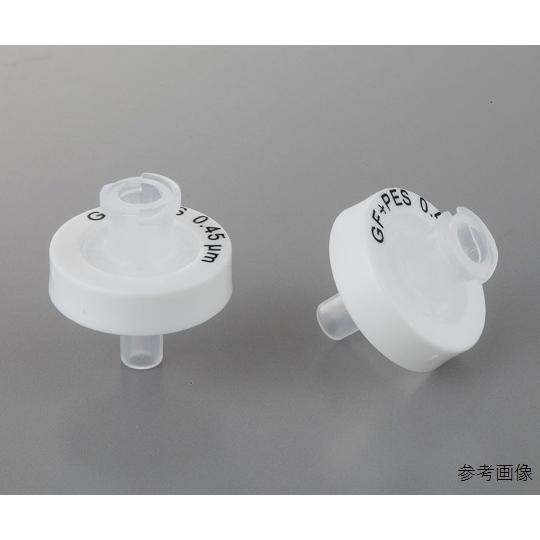 シリンジフィルター プレフィルター付き PTFE 四フッ化エチレン φ25mm/0.22um PFSF-2522PT (3-6584-03)