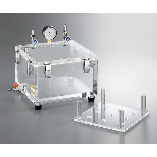 アズワン リークテスト用真空デシケーター 300×300×220 VRT (3-6773-01)