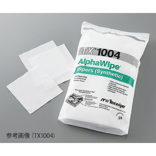 テックスワイプ Texwipe アルファワイパー 4×4インチ 1箱 50枚/袋x50袋 STX1004 (3-6998-02)