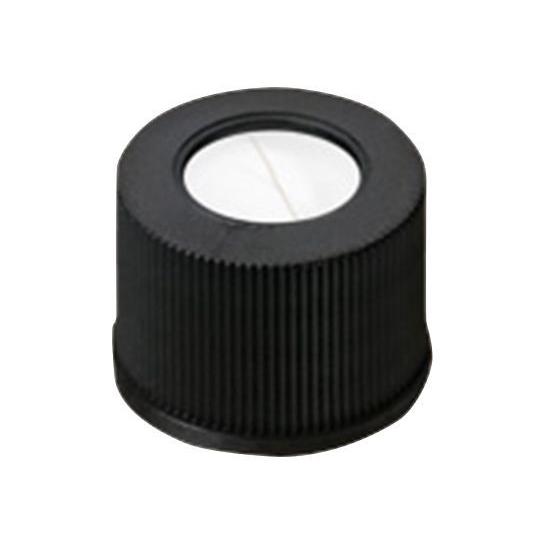 オートサンプラー用バイアル用 黒キャップ+セプタム PTFE/シリコン 100個入 LLG Labware 4008237 (3-9522-15)