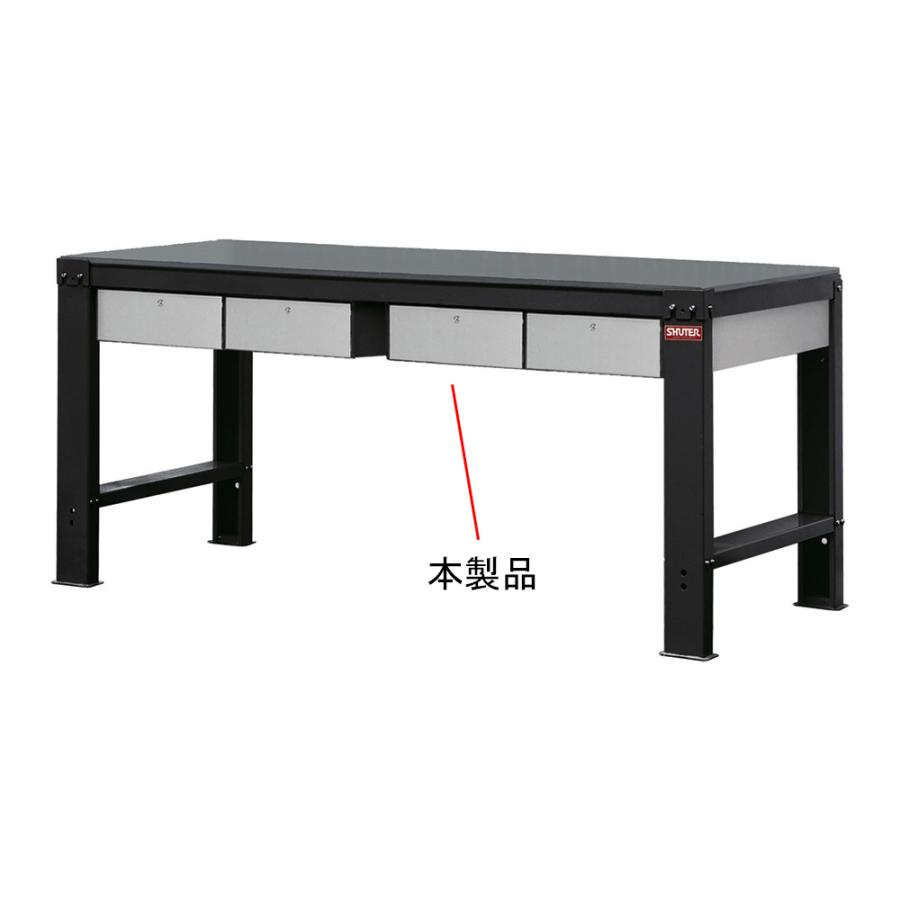 中量作業台用引き出し 360×574×121mm D-1257 (3-9858-11)_1