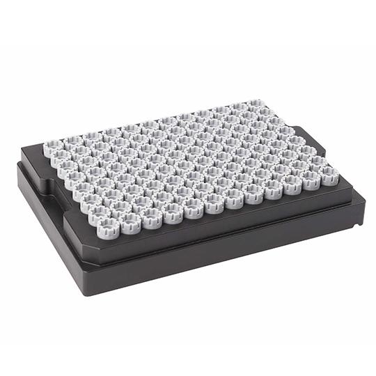 Micronic Europe B.V. 96well format用External Screw Cap キャリア入 黄緑色 MP53758 (4-1087-33)