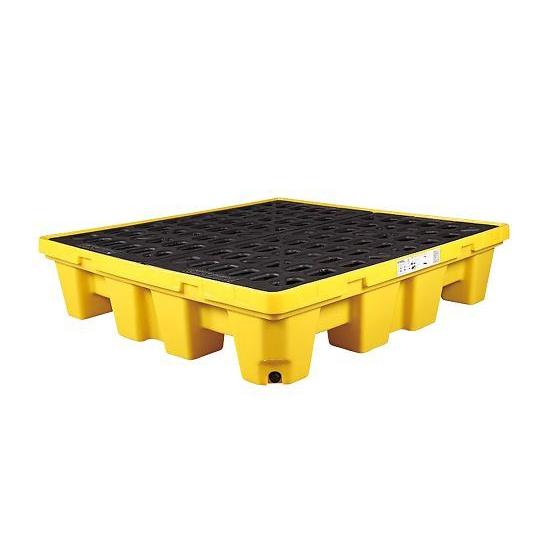 ドラム缶スピルパレット ドレン付 260L Sysbel SPP104 (4-562-02)