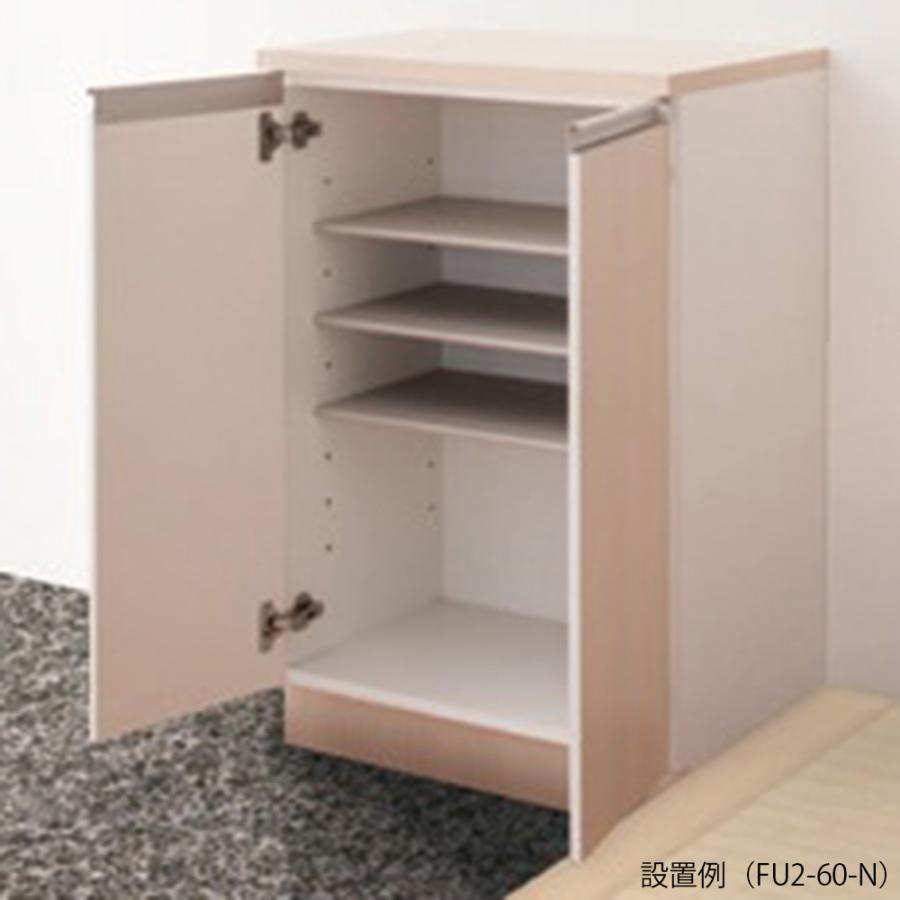 イースタン工業 シューズボックス FUIIシリーズ・フロアユニット 600×400×924mm ナチュラルウッド FU2-60-N