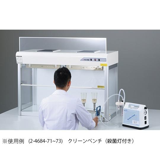 クリーンベンチ 殺菌灯付き 600×503×811mm アズワン CT-600UVAX-L (4-6770-01)の画像
