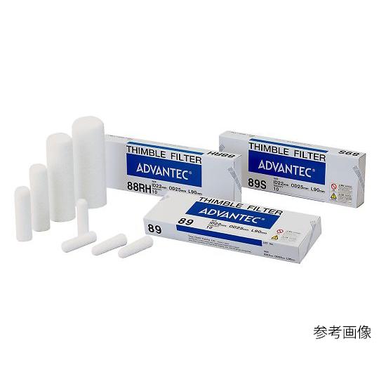 ADVANTEC 円筒濾紙 No.84 25本入 35400251 (4-860-04) :4-860-04:A1 