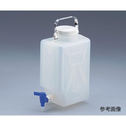 Thermo Scientific Nalgene ナルゲン活栓付角型瓶 PP製 2321 2ガロン／9L 2321-0020 (5-056-01)