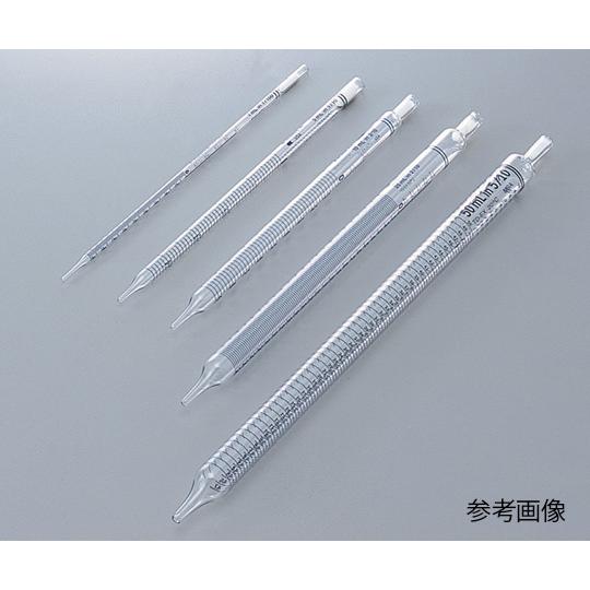 Fisher Scientific 硼珪酸ガラス製ディスポピペット ショート丈 綿栓付・滅菌済 10mL 目盛0.2ml 13-678-36C (5-5353-09)